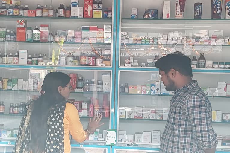 Action on medical stores in Bhilai