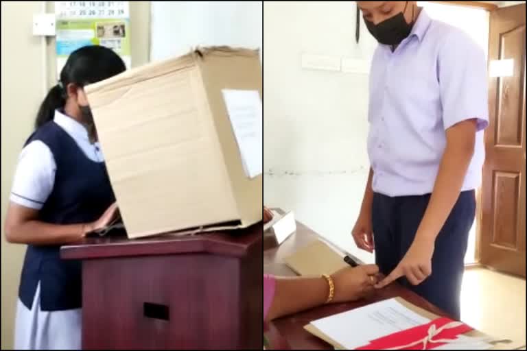 chemmannar school parliament election  പൊതു തെരഞ്ഞെടുപ്പ് മാതൃകയിൽ സ്‌കൂൾ തെരഞ്ഞെടുപ്പ്  സ്‌കൂൾ തെരഞ്ഞെടുപ്പ്  ചെമ്മണ്ണാർ സ്‌കൂൾ തെരഞ്ഞെടുപ്പ്  ചെമ്മണ്ണാർ സ്‌കൂൾ വിദ്യാർഥികൾ  കേരള വാർത്തകൾ  മലയാളം വാർത്തകൾ  സ്‌കൂളിലെ പാർലമെന്‍റ് ഇലക്ഷൻ  School elections on the model of general elections  Students of Chemmannar School  malayalam news  kerala news  school parliament election