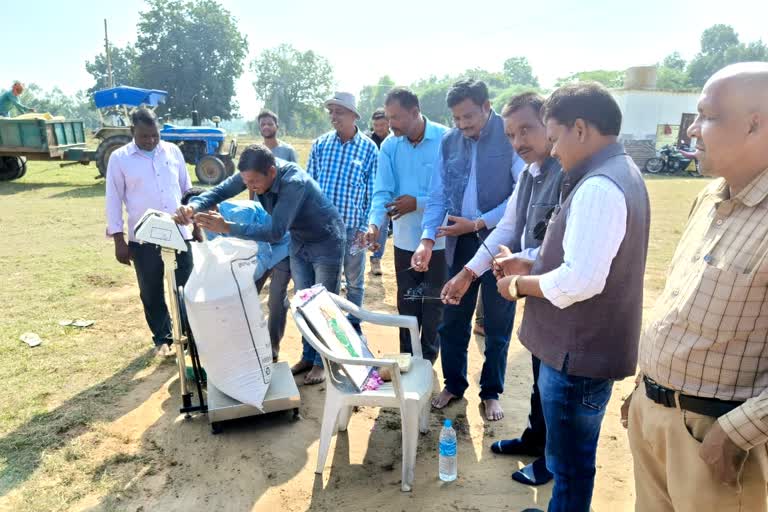 Paddy purchased in Chhattisgarh