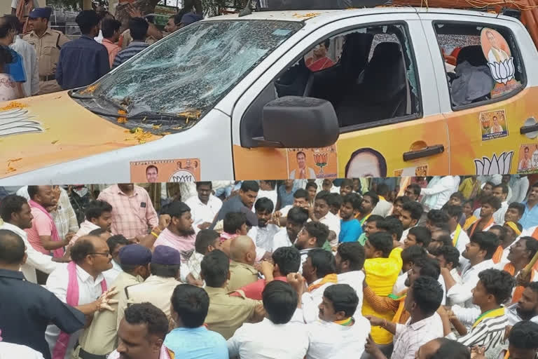 Telangana: TRS, BJP activists clash in Munugode two days ahead of high-voltage bypoll