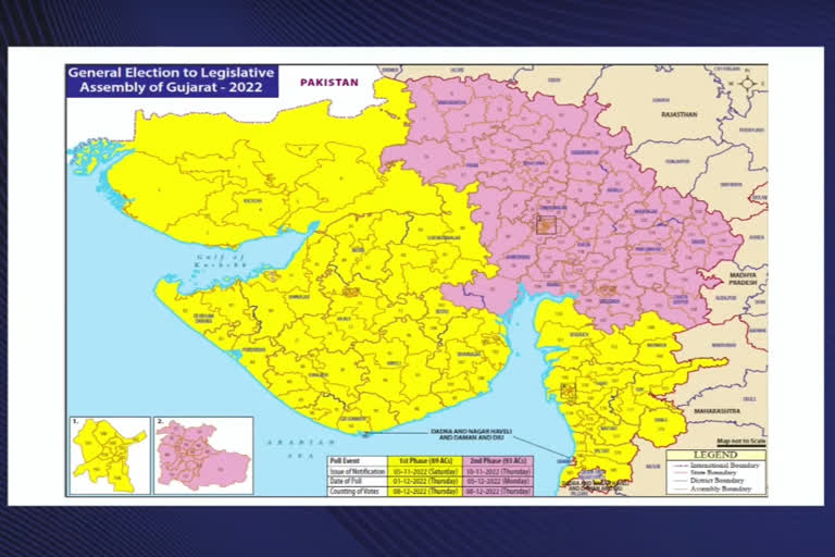 Gujarat election schedule details