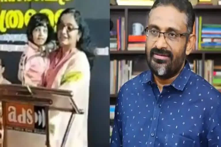 Dr Divya S Aiyer controversy on film festival  Sabarinathan on Dr Divya S Aiyer controversy  Benyamin  Dr Divya S Aiyer  Dr Divya S Aiyer controversy  കുഞ്ഞുമായി പൊതുപരിപാടിയില്‍ ദിവ്യ എസ് അയ്യര്‍  ദിവ്യ എസ് അയ്യര്‍  ആറാമത് അടൂര്‍ അന്താരാഷ ചലച്ചിത്രമേള  അടൂര്‍ അന്താരാഷ ചലച്ചിത്രമേള  ഗാനരചയിതാവ് രാജീവ് ആലുങ്കല്‍  ഡെപ്യൂട്ടി സ്‌പീക്കര്‍ ചിറ്റയം ഗോപകുമാര്‍  ബെന്യാമിന്‍  ശബരിനാഥന്‍  സാമൂഹ്യ പ്രവര്‍ത്തക ധന്യ രാമന്‍