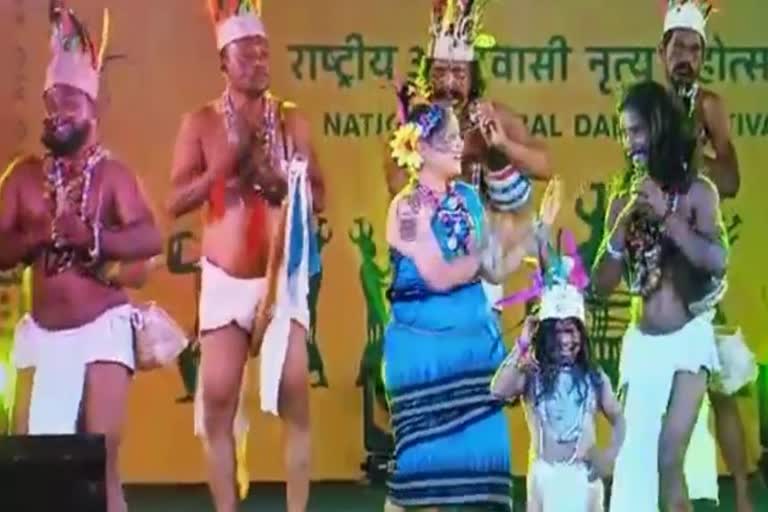 balangir tribal dance ghudka performed at national tribal dance festival