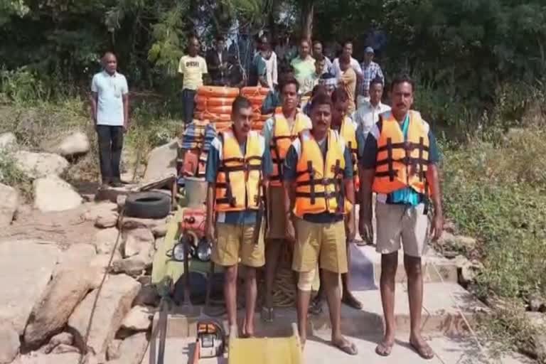 NDRF mock drill in mahasamund