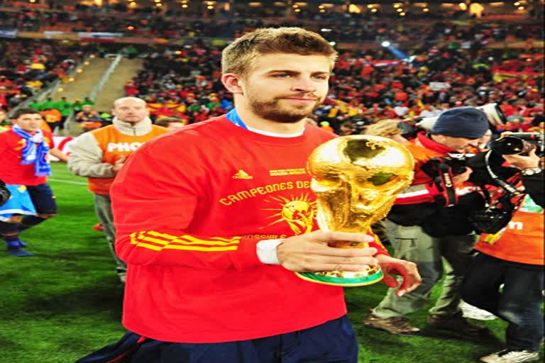 Gerard Pique retirement  Gerard Pique world cup 2010  Gerard Pique announced his retirement  Gerard Pique  वर्ल्ड कप  गेरार्ड पिक  गेरार्ड पिक संन्यास  गेरार्ड पिक का संन्यास से एलान