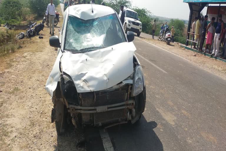 speeding car hit bike