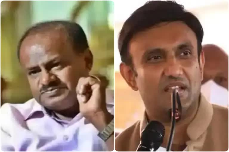 Former CM Kumaraswamy, Health Minister Dr Sudhakar