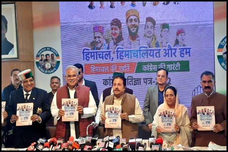 Himachal Congress Manifesto