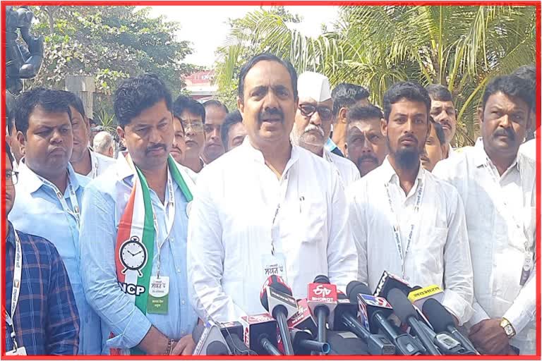 Jayant patil in Shirdi