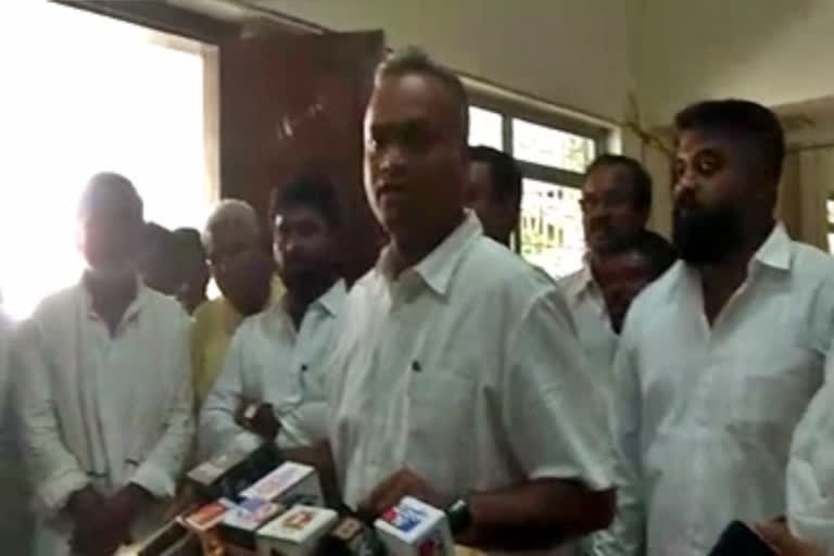 KPCC Priyanka Kharge spoke to reporters