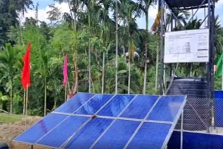 first Bio Village Solar Hamlet in Tripura