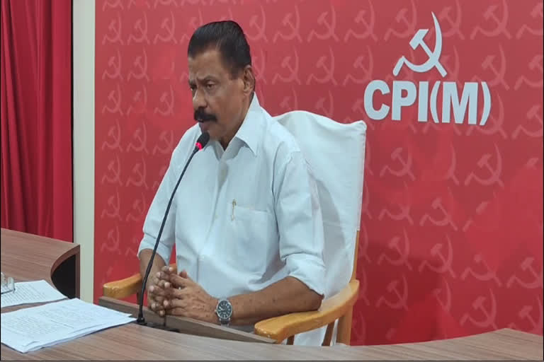 cpm state secretary mv govindan  mv govindan against kerala governor  mv govindan arif muhammed khan  എം വി ഗോവിന്ദൻ  സിപിഎം സംസ്ഥാന സെക്രട്ടറി എം വി ഗോവിന്ദന്‍  ഗവർണർക്കെതിരെ സിപിഎം  ഗവർണർക്കെതിരെ എം വി ഗോവിന്ദൻ  കേരളത്തിലെ ഉന്നത വിദ്യാഭാസ മേഖല  സിപിഎം ജനറല്‍ സെക്രട്ടറി സീതാറാം യെച്ചൂരി  രാജ്ഭവന്‍ മാര്‍ച്ച്