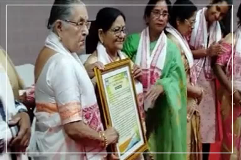 Bina Sarma awarded Lavanya Hazarika Ideal Mother Award  2022