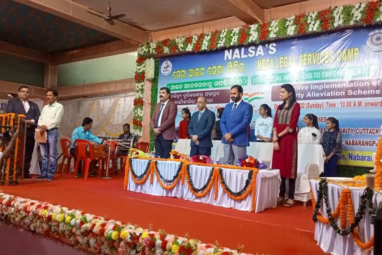 mega legal service camp in nabarangpur