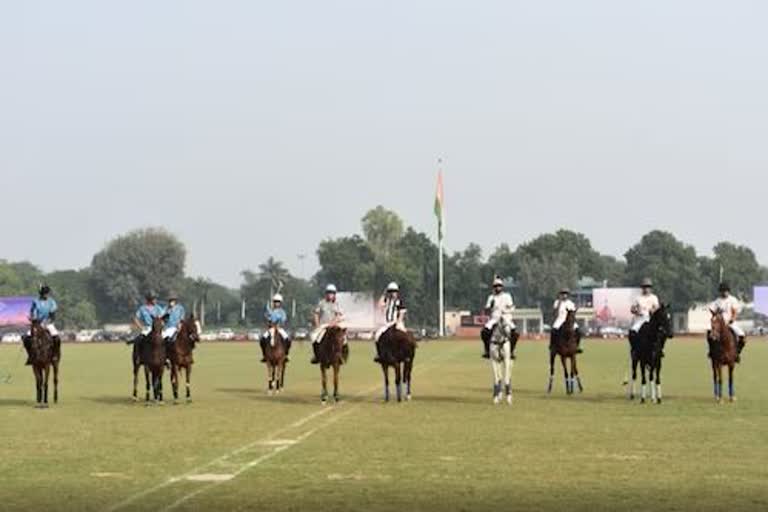 Sir Pratap Singh Polo JiWarriors Umaid Bhawan Jaipur Polo Grounds  Sir Pratap Singh Polo  Sahara Warriors win  सहारा वॉरियर्स  उम्मेद भवन पैलेस सर प्रताप सिंह कप