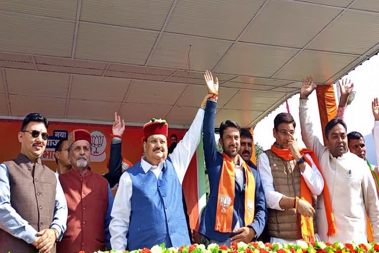 JP Nadda Rally in Himacha