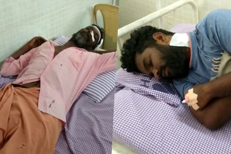 cpim activist  father and son got attacked  idukki cpim attack  congress  idukki shanthanpara attack  latest news in idukki  latest news today  political attack in idukki  അച്ഛനും മകനും വെട്ടേറ്റു  സിപിഎം പ്രവർത്തകരായ അച്ഛനും മകനും വെട്ടേറ്റു  രാഷ്‌ട്രീയ വൈരാഗ്യമെന്ന് സിപിഎം  വ്യക്തിവൈരാഗ്യമെന്ന് പൊലീസ്  വീട്ടിൽ കയറി ആക്രമിക്കുകയായിരുന്നു  ശാന്തന്‍പാറ പഞ്ചായത്ത്  കോൺഗ്രസ്  സിപിഎം  ഇടുക്കി ഏറ്റവും പുതിയ വാര്‍ത്ത  ഇന്നത്തെ പ്രധാന വാര്‍ത്ത