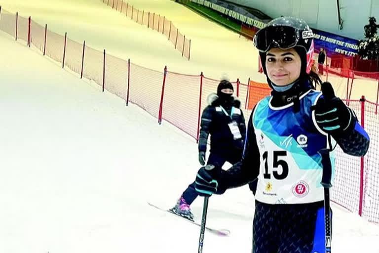 Kashmiri female athlete Haya Muzaffar to represent India in UAE Alpine Slalom Championship