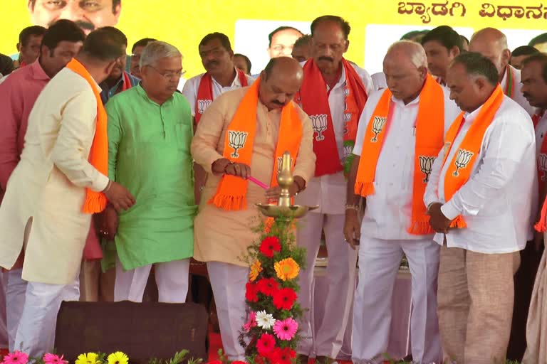 BJP Jana sankalpa yatra in Haveri