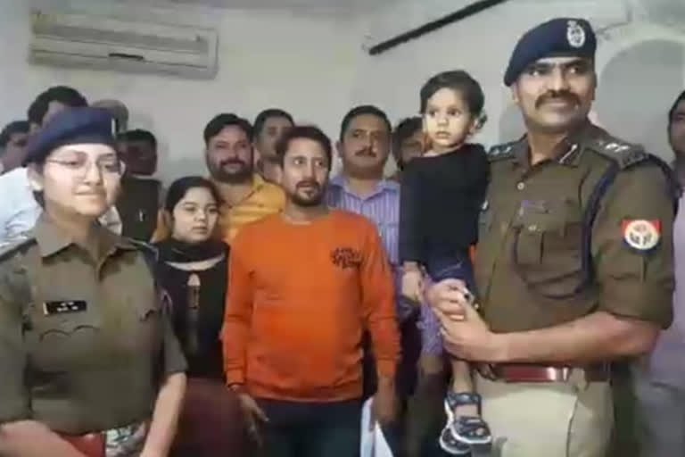 बच्चे को अगवा करने वाले पड़ोसी के साथ पुलिस की हुई मुठभेड़