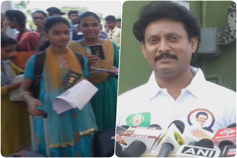 தாய், தந்தையாக இருப்பேன்: அரசு பள்ளி மாணவர்களுடன் அமைச்சர் துபாய் பயணம்