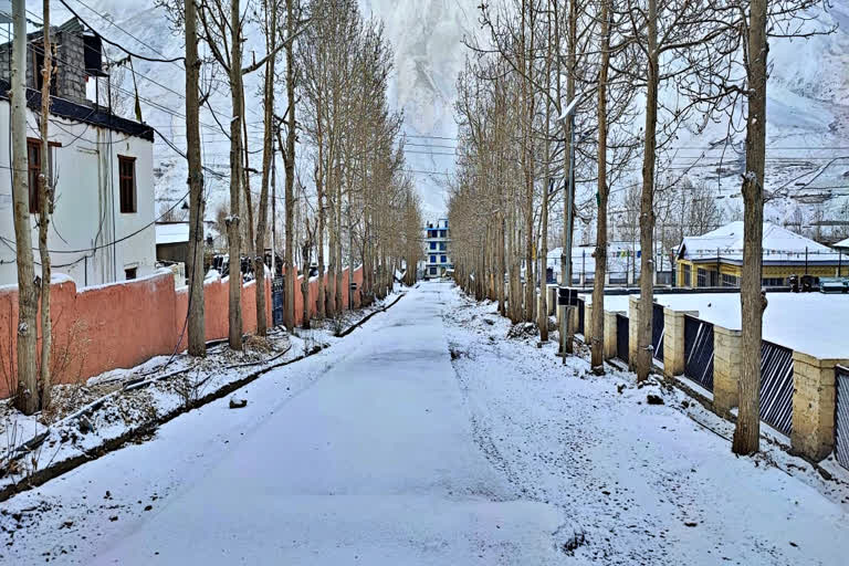 Snowfall increased difficulties of candidates