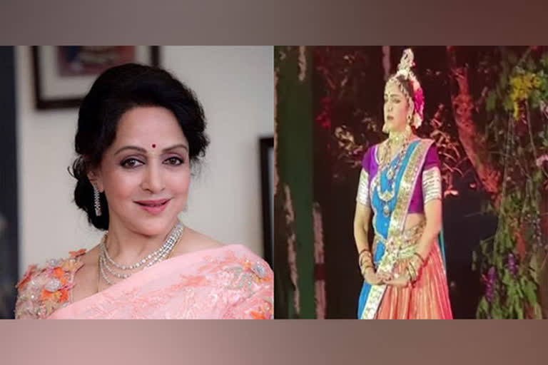 Hema Malini performs 'Radha Ras Bhari' dance on Kartik Purnima