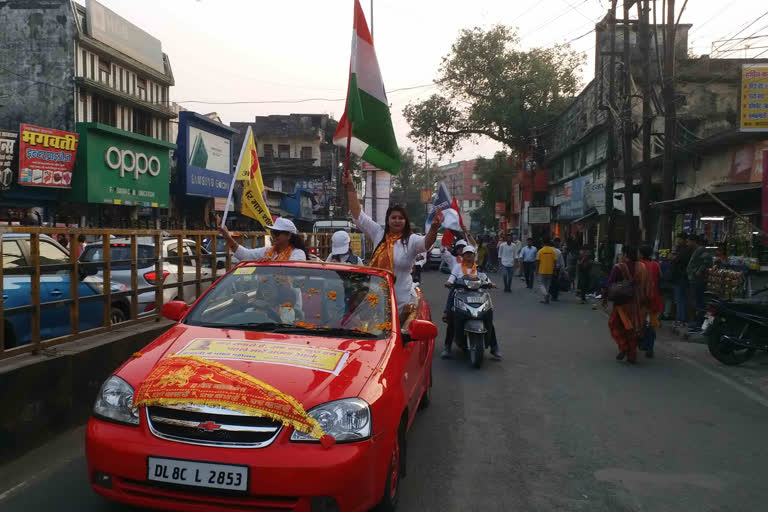 Car rally in Haldwani