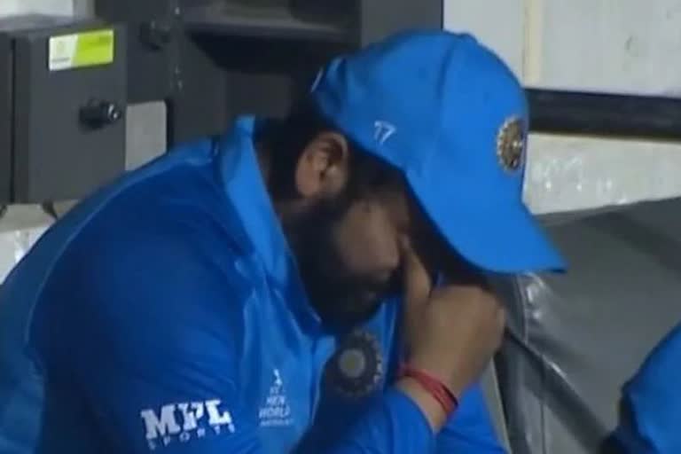 T20 World Cup  ROHIT sharma crying  india vs england  रोहित शर्मा  टी20 वर्ल्ड कप
