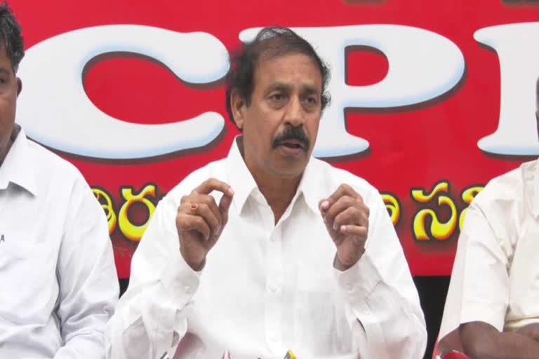 CPI state secretary Ramakrishna