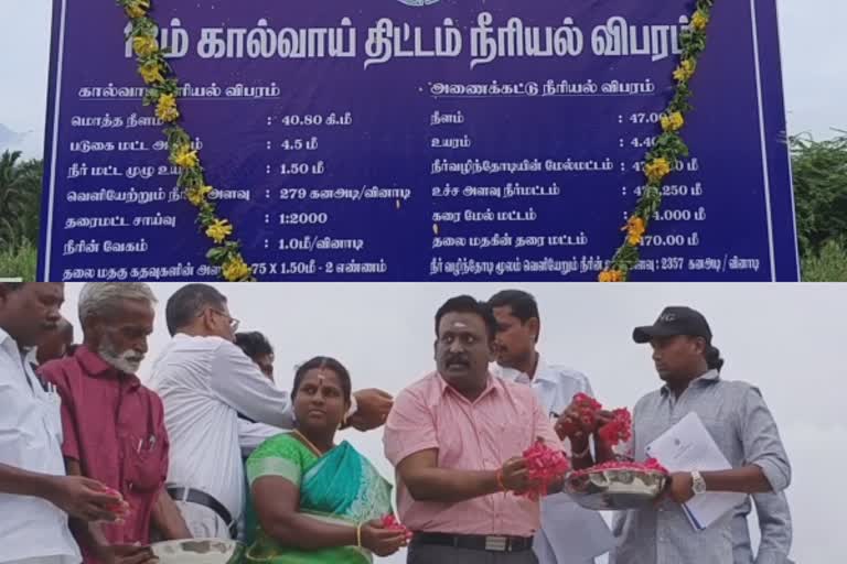 தேனி 18ம் கால்வாய் நீட்டிப்பு பகுதிகளில் நீர் திறப்பு