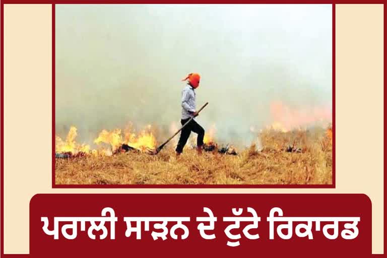 11 NOVEMBER AGAIN THE NUMBER OF STUBBLE BURNING REACHED OVER TWO THOUSAND IN PUNJAB