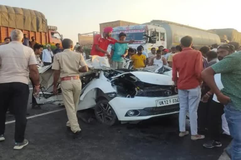 Four Killed in Car and Truck Collision, Sirohi Road Accident