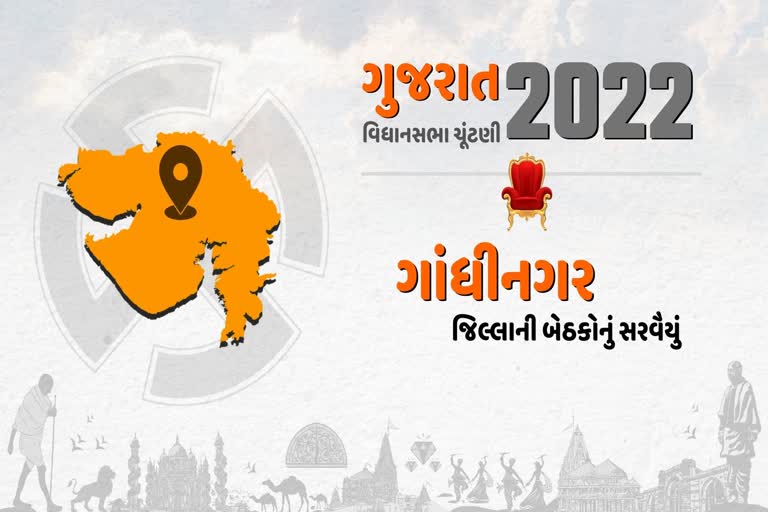 ગાંધીનગર જિલ્લાની બેઠકનું સરવૈયું