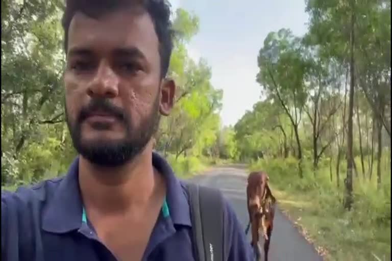 devotee walked 360 kms