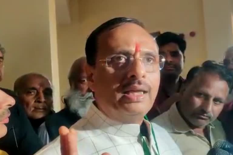 BJP leader Dinesh Sharma in Jaipur