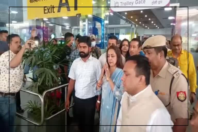 Actress Hemamalini visited in Assam