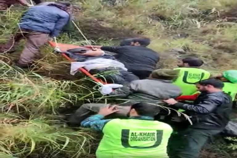 ڈوڈہ میں گاڑی دریائے چناب میں گر جانے سے تین سرکاری ملازم ہلاک
