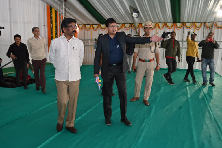 Jharkhand Foundation Day Celebration Security