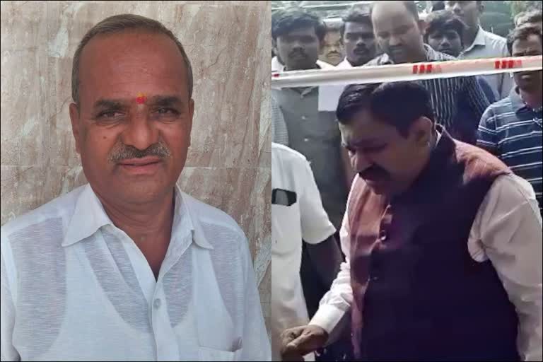 BJP leader murder  BJP leader murder in Kalaburagi  ಮರ್ಮಾಂಗಕ್ಕೆ ಚಾಕು ಇರಿದು ಬರ್ಬರವಾಗಿ ಕೊಲೆ  BJP leader Mallikarjun Mutyala murder  ಮರ್ಮಾಂಗಕ್ಕೆ ಚಾಕು ಇರಿದು ಬಿಜೆಪಿ ಮುಖಂಡನ ಬರ್ಬರ ಹತ್ಯೆ  ಚಾಕು ಇರಿದು ಬಿಜೆಪಿ ಮುಖಂಡನ ಬರ್ಬರವಾಗಿ ಹತ್ಯೆ  ಅಂಗಡಿಯಲ್ಲಿ ಮಲಗಿದ್ದಾಗ ನುಗ್ಗಿದ ದುಷ್ಕರ್ಮಿಗಳು  ಕುತ್ತಿಗೆ ಹಗ್ಗ ಬಿಗಿದು ಕೊಲೆಗೈದು ಪರಾರಿ