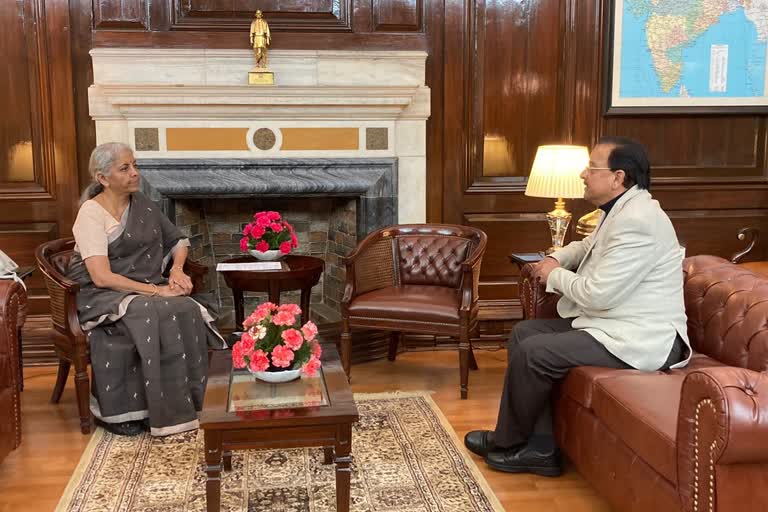 Ajay Bhatt met Nirmala Sitharaman