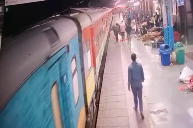 Man Pushed Sweeper In Front Of Moving Train