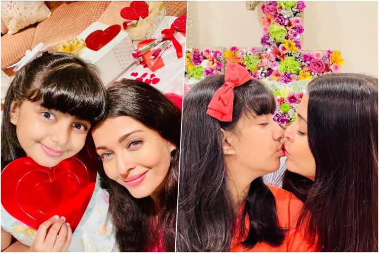 Aaradhya Bachchan turns 11  Aishwarya Raiർ wishes love of her life  Aaradhya Bachchan birthday  Aishwarya Rai wishes  Aishwarya Rai  മകള്‍ക്ക് ഐശ്വര്യയുടെ സ്‌നേഹ ചുംബനം  ഐശ്വര്യ റായ്‌ ബച്ചന്‍  ഐശ്വര്യയുടെ സ്‌നേഹ ചുംബനം  ആരാധ്യ ബച്ചന്‍റെ 11ാം ജന്മദിനമാണ് ഇന്ന്  ആരാധ്യയ്‌ക്ക് പിറന്നാള്‍ ആശംസകള്‍  ആരാധ്യക്ക് സ്‌നേഹ ചുംബനം നല്‍കി ഐശ്വര്യ റായ്  പിറന്നാള്‍ ദിനത്തില്‍ ആരാധ്യ  Aishwarya Rai penned a note on Aaradhya  Aishwarya Rai Bachchan kissing Aaradhya  Aishwarya and Aaradhya kissed each other  Aishwarya Abhishek Bachchan wedding  Aishwarya latest movies  Aaradhya Bachchan in red outfit  Fans comments on Aishwarya Rai post  Abhishek Bachchan  ഐശ്വര്യ