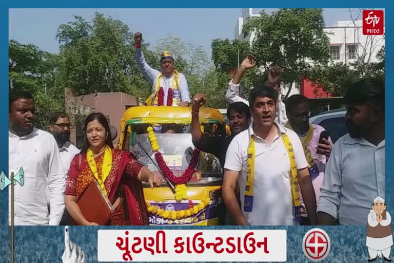 ગાંધીનગર ઉત્તર અને દક્ષિણ બેઠકો પર આપ ઉમેદવારોએ ફોર્મ ભર્યાં, શો વાયદો કર્યો સાંભળો