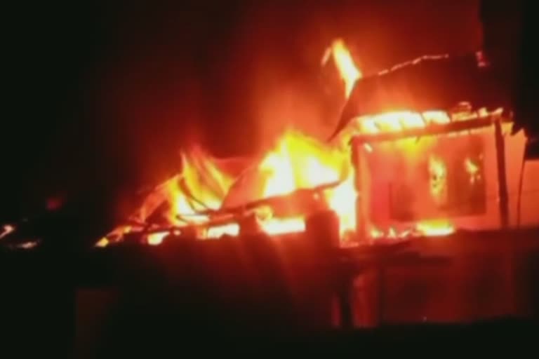 2 Residential houses gutted  in Nambal bijbehara