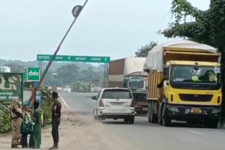 Bihar Jharkhand border checkpost become Useless