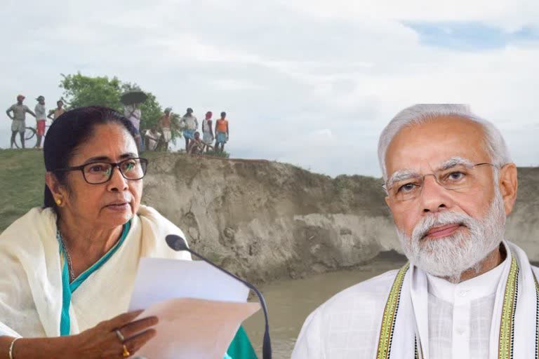 Mamata Banerjee writes letter to PM Modi on Ganga erosion