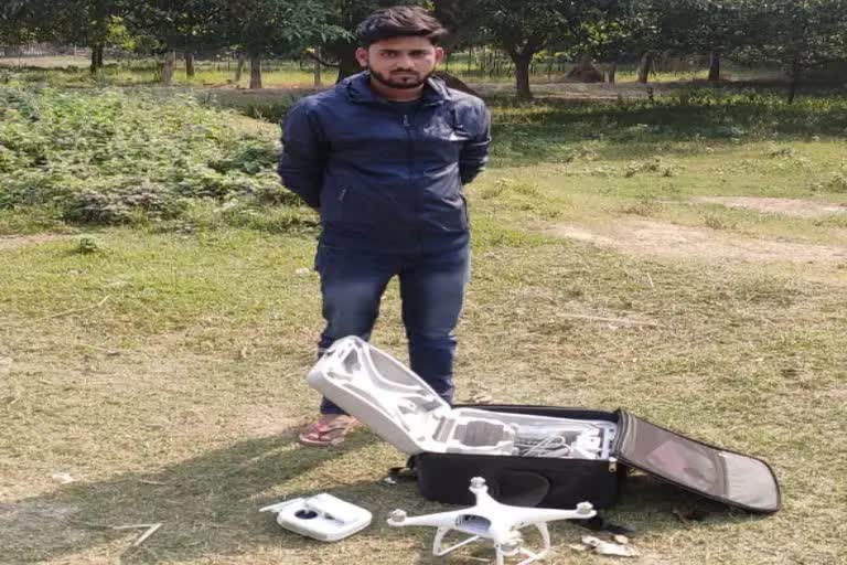 Youth arrested with drone camera