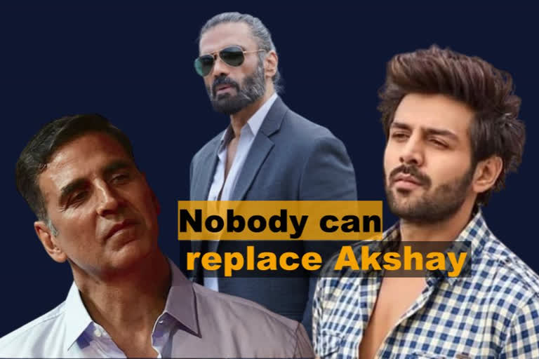 Suniel Shetty reacts to Kartik Aaryan joining Hera Pheri franchise