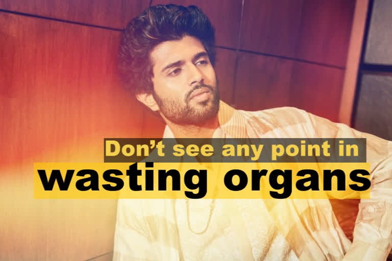 Vijay Deverakonda pledges for organ donation